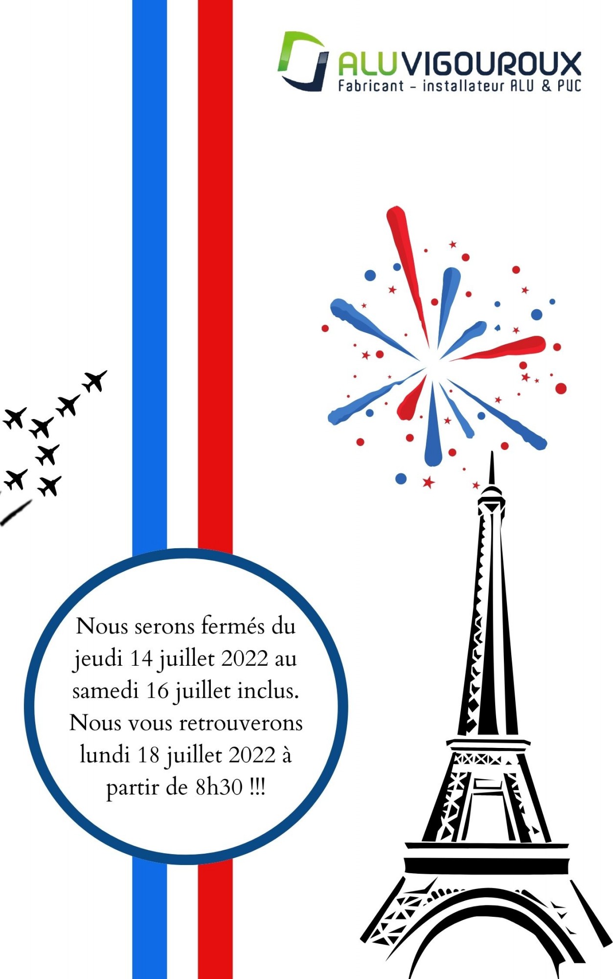 Fermeture exceptionnelle